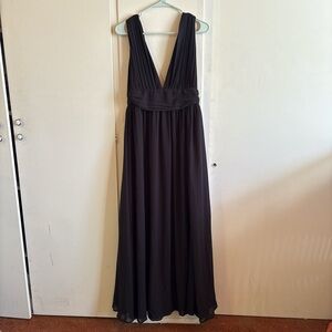 Lulu's Black Backless Maxi Dress